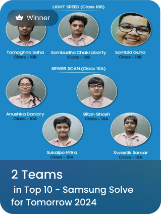 2 Teams in top 10 - Samsung Solve for Tomorrow