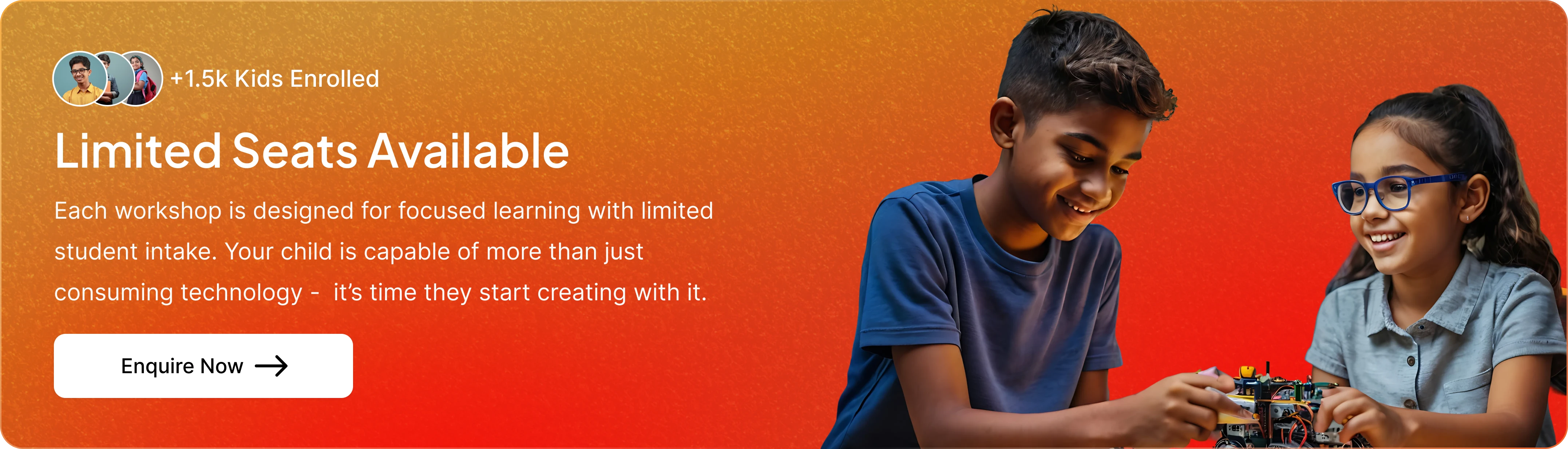 Limited seats – secure your spot for the AI workshop.