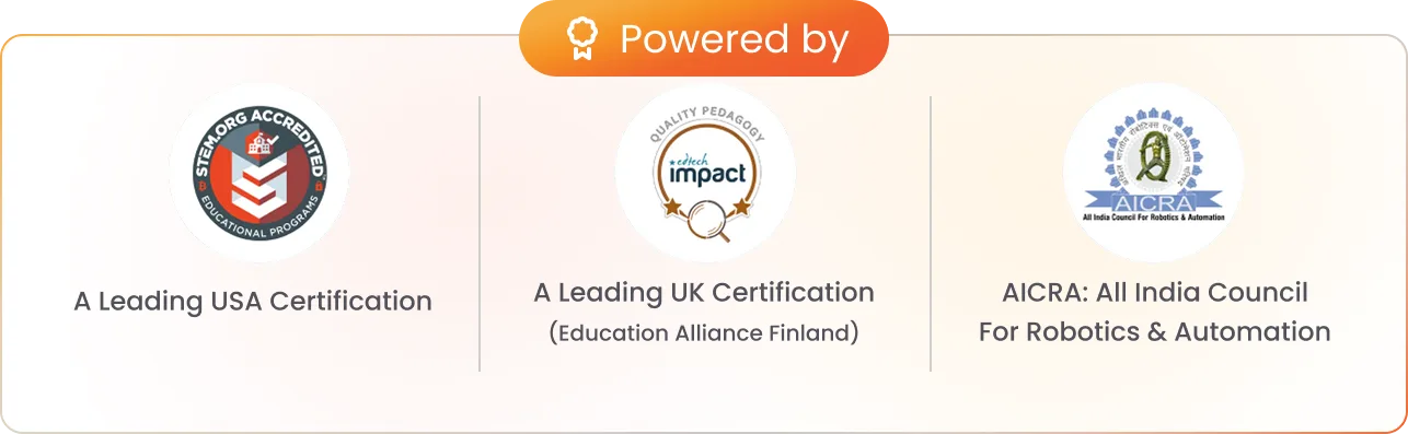 Powered by leading certifications: USA, UK Education Alliance Finland, AICRA